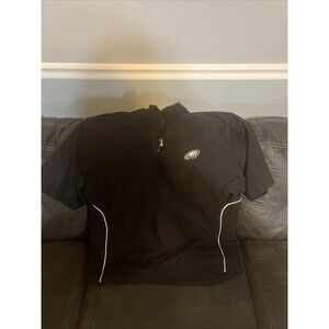 Cutter & Buck CB Windtec Philadelphia Eagles Large Short Sleeve Shirt